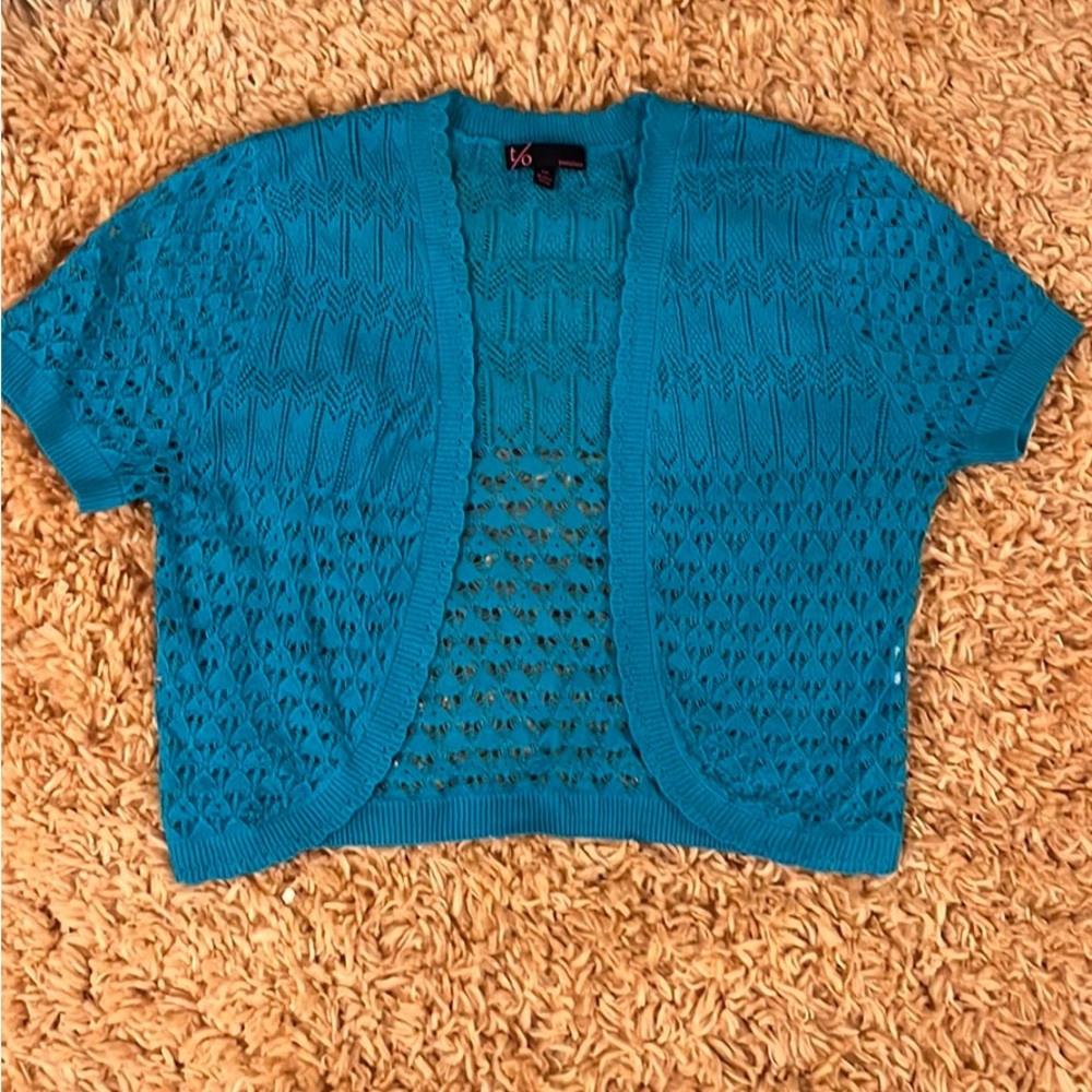 Crop cardigan sweater